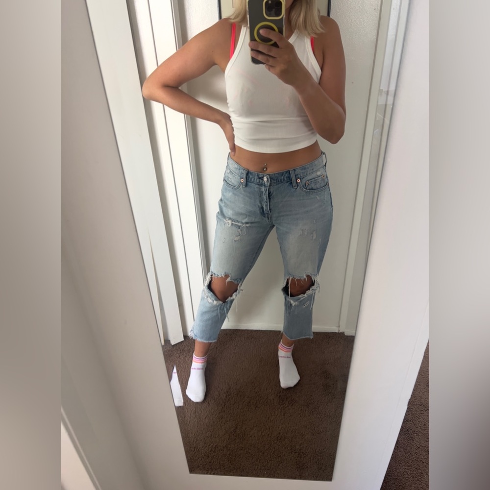 GAP Distressed Ripped Jeans